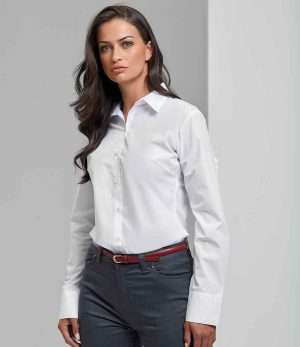 Premier Ladies Supreme Long Sleeve Poplin Shirt