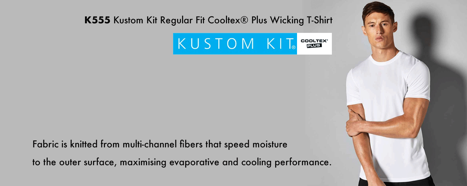 Moisture Wicking T-Shirt by Kustom Kit (K555)
